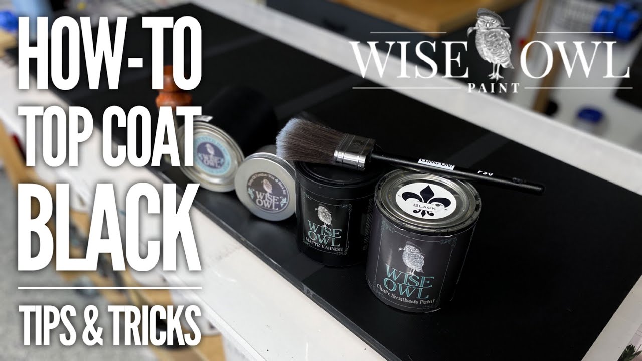 How-To Use Wise Owl Furniture Salve  Top Coating Chalk Synthesis Paint  with Unscented Salve 