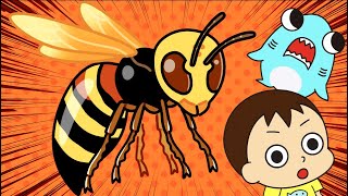 ⁣【昆虫アニメ】スズメバチの冒険まとめ！ムシの生態を知ろう！知育教育サメニンアニメ！