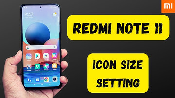 Redmi icon size change | Redmi Note 11 change app icon size