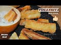 YUCA FRITA 😋 Receta FÁCIL para guarnición