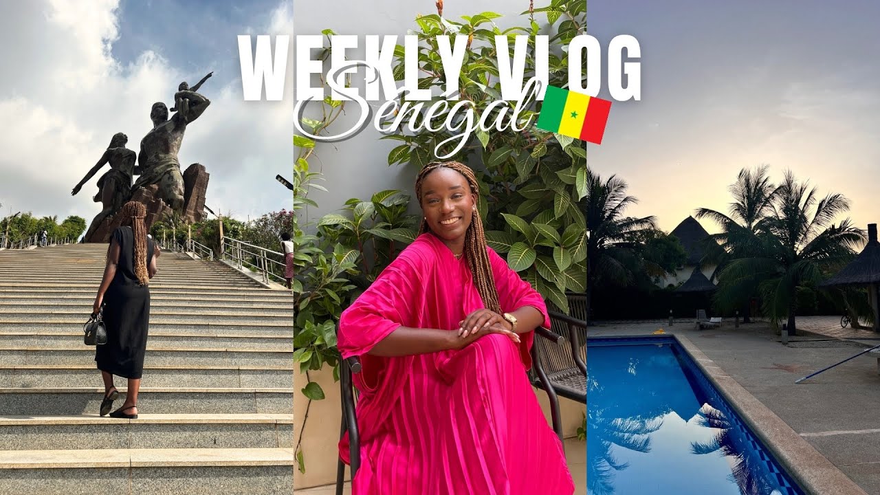 Dakar Vlog 🇸🇳 Monument de la Renaissance, marché Sandaga, on teste le BRT & séjour à Saly