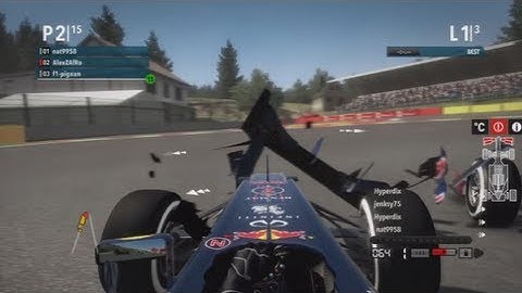 F1 2012 - HUGE Start Crash