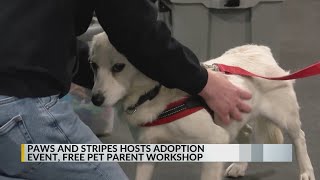 Paws and Stripes holds inaugural adoption event
