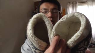 冬の足の強い味方！！ルームブーツを履いてみた