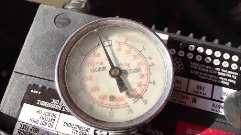 Checking for an Internal Vacuum Leak