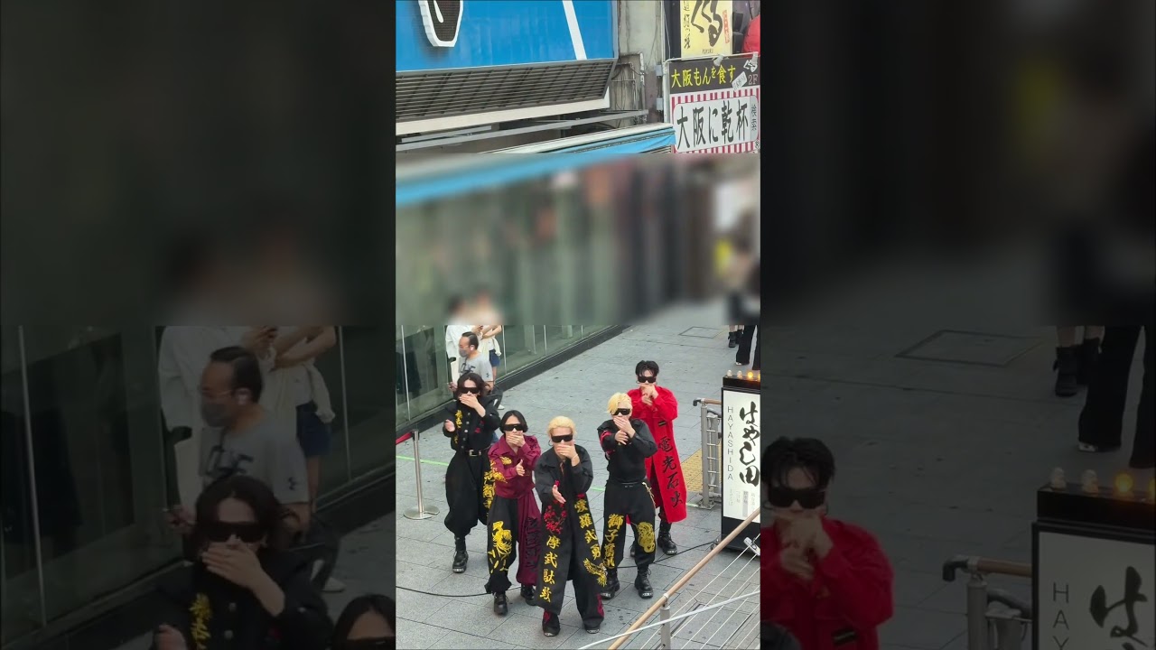 大阪の街にボンバラマン🕶️🌹 #madkid #ボンバラマン