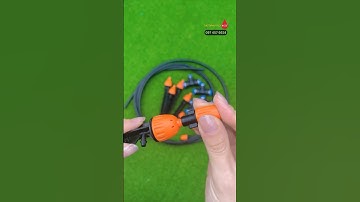 Lắp bộ tưới dùng béc vừa phun sương vừa nhỏ giọt GIÁ RẺ#becnhogiot #becphunsuong