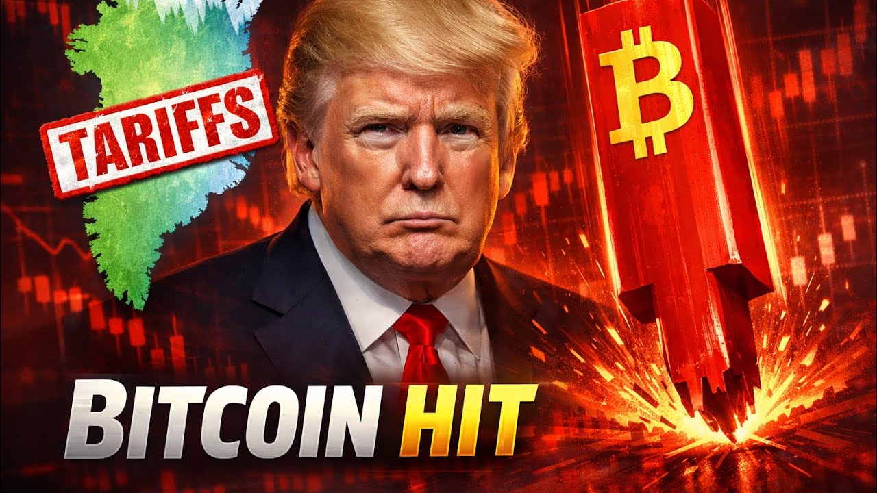 Bitcoin Falls as Trump’s Greenland Tariffs Hit Markets