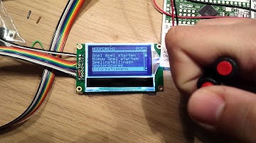 ST7565 lcd met basismenu