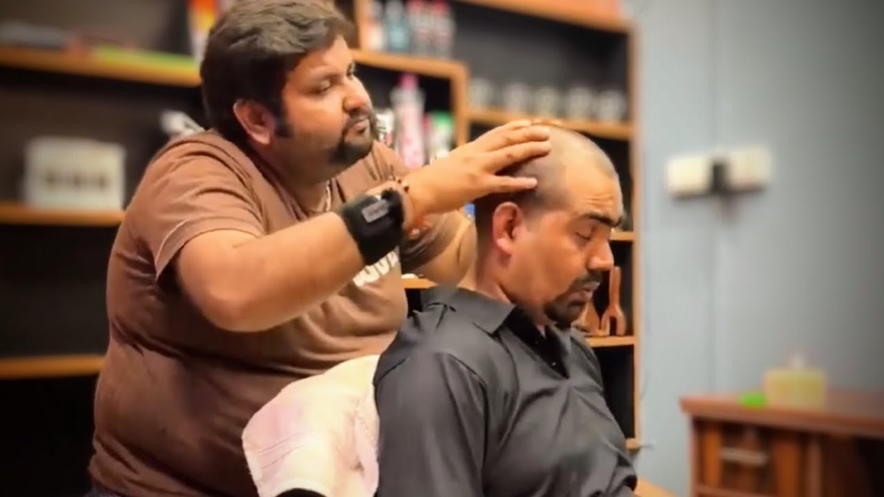Indian Barber Shamboo - $3 Mesmerising head massage therapy to reduce Anxiety stress and Insomnia |