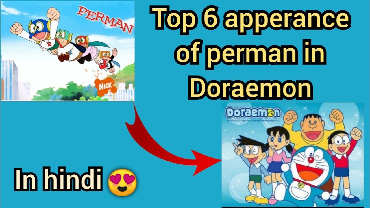 Top 6 apperance of perman in Doraemon every fan must watch in hindi