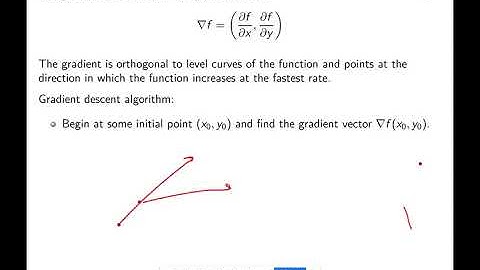 MH4510 Lecture 2 part 5 - gradient descent
