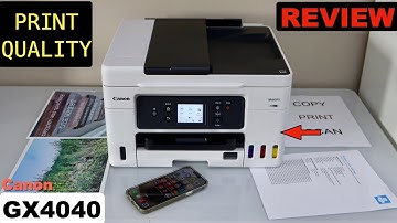 Canon MAXIFY GX4040 Printer Review !