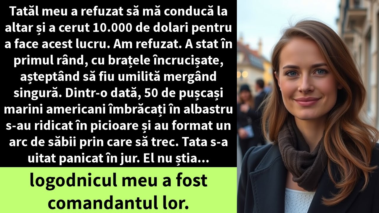 Tatăl meu a refuzat să mă conducă la altar și a cerut 10.000 de dolari pentru a face acest lucru.
