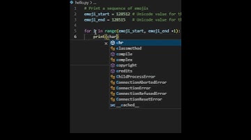 Master Python: Emoji Sequence with Unicode Code Points! 🧠⏲️ | #Shorts #Trending #Viral
