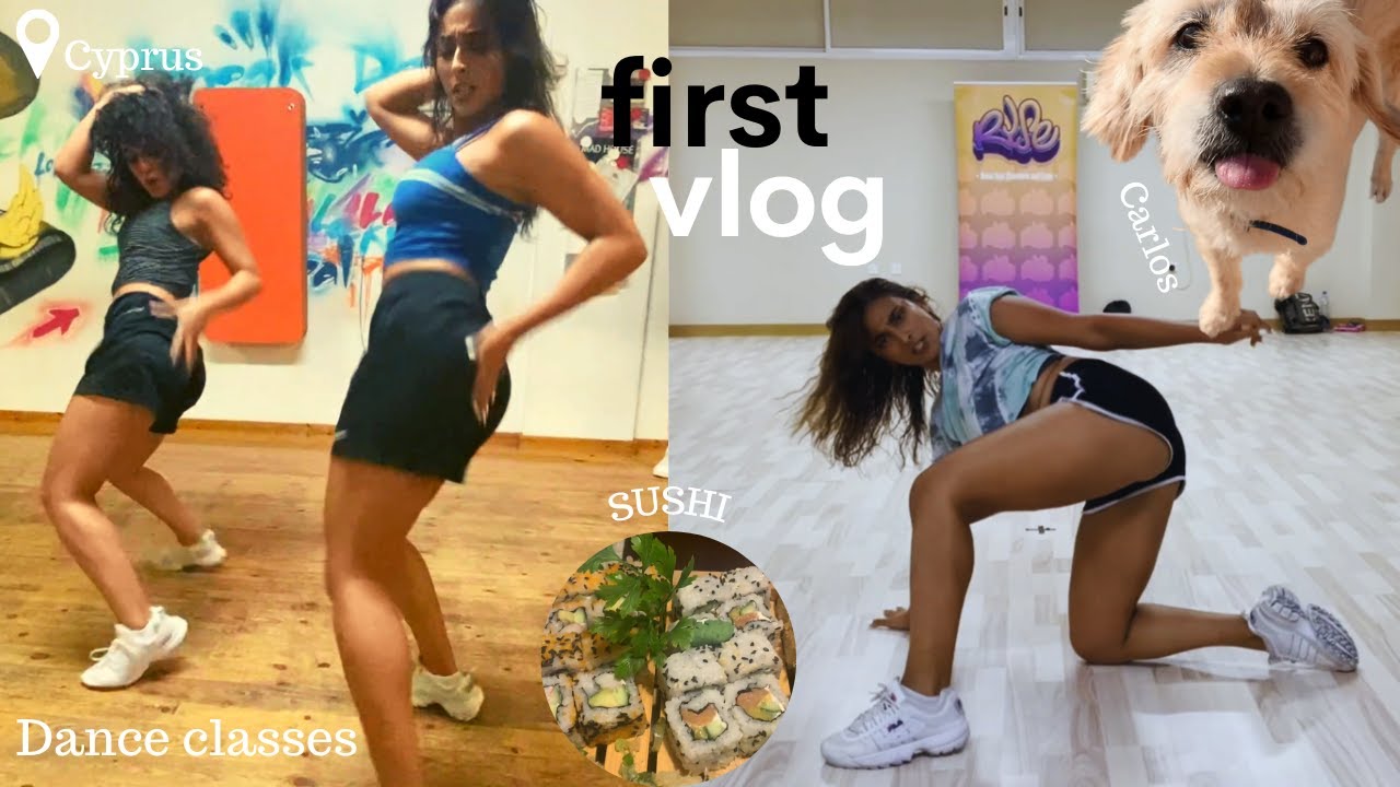 Week in the life of a dance teacher in Cyprus // first vlog ever, classes, singing lessons, my dog