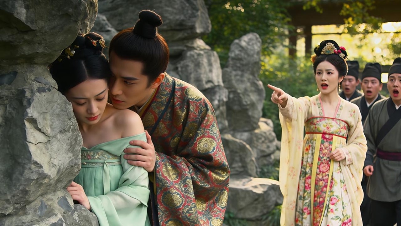 回门日女婿偷情丫鬟被抓现行，妻子手撕反遭掌掴！