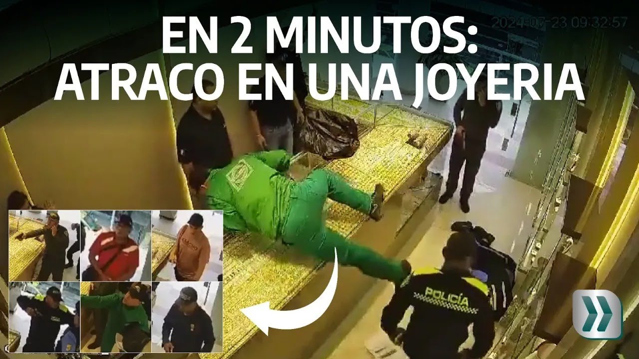 🔴🚨ASÍ FUE EL ATRACO  DE 1.600 MILLONES DE LA JOYERÍA FRANCO EN BUCARAMANGA EL PASADO 23 DE JULIO 🔴
