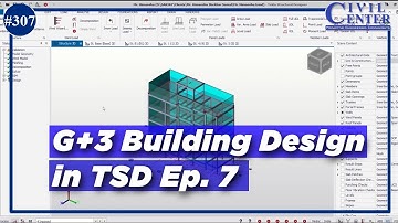 G+3 Building Design in TSD Ep  7