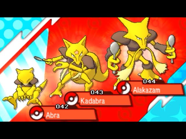 Kadabra - Evolutions, Location, and Learnset