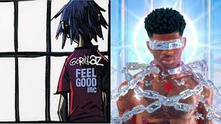 Gorillaz, Lil Nas X ft. Jack Harlow-Feel Good Industry (Industry Baby/Feel Good Inc Mash-Up)