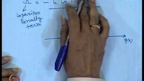 Mod-01 Lec-28 Solution of Non - linear Programming Problems using interior penalty