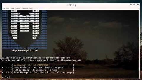 Metasploit for Network Security Tutorial - 1 - Introduction