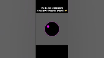 Ball is bouncing as the border shrinks #simulation #satisfying #crash #viral #trending