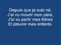 Le deserteur lyrics