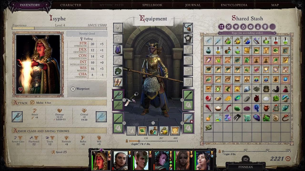 Pathfinder Wrath of the Righteous Grease is a balanced 1st level