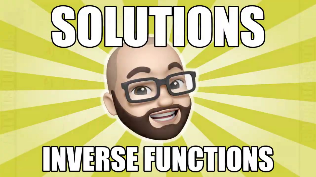 A-Level Maths Solutions: Inverse Functions - YouTube