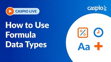 How to Use Formula Data Types