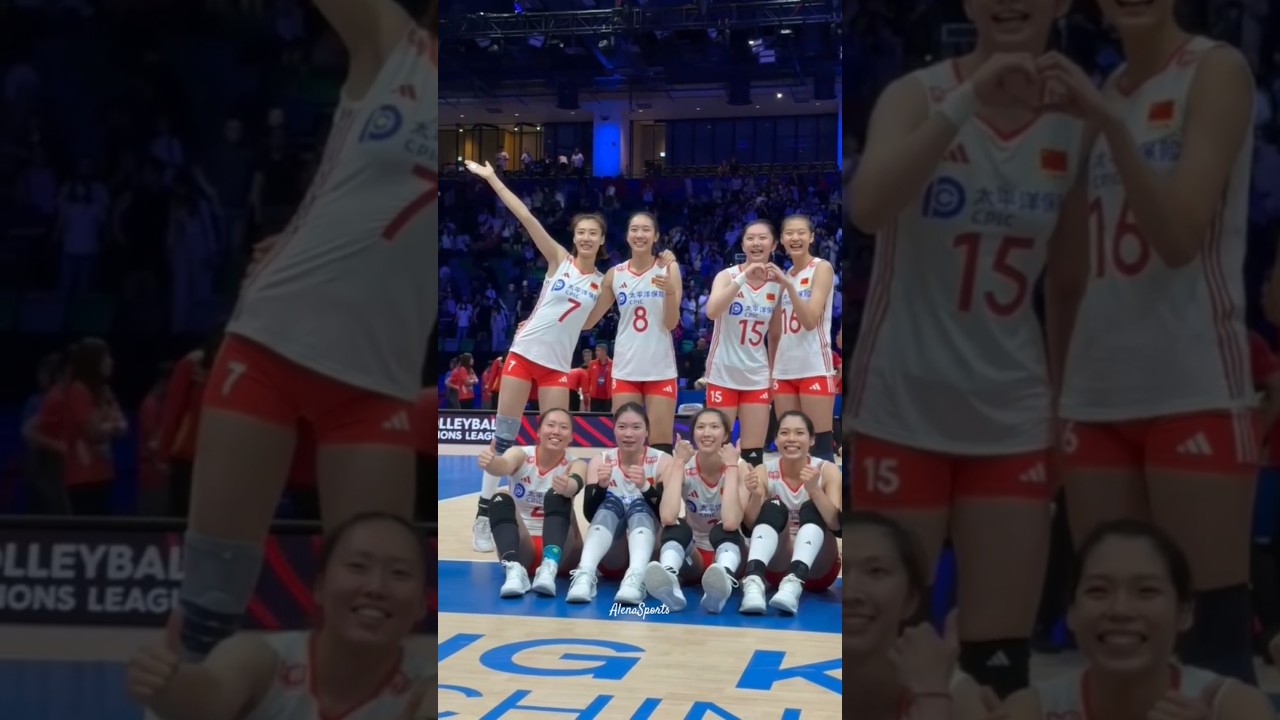 China is the tallest team and Japan is the shortest in the 2025 World Championship Thailand #voll...