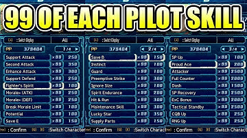 I Bought 99 of Each Pilot Skill | Super Robot Wars 30