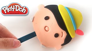 How to make DIY Tsum Tsum Pinocchio Popsicle with Play-Doh - CLAY ART TV