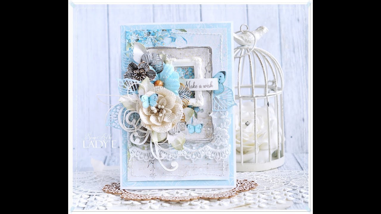 Romantic Layered Card Step by step * Emilia sieradzan * - YouTube