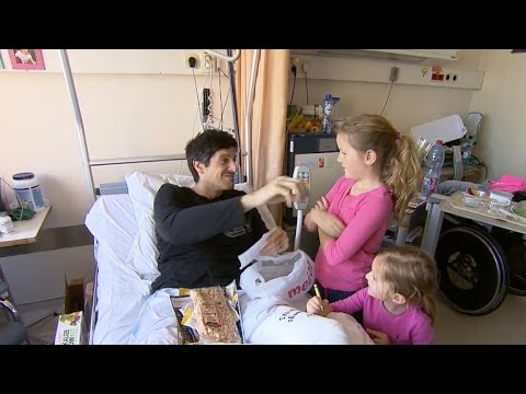 Brussels bombings survivor reunites with daughters