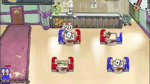 Diner Dash Walkthrough (PC) Level 1 - 4