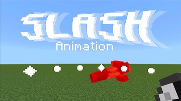 Easy Weapon Slash Animation | Tutorial | Minecraft Bedrock Commands
