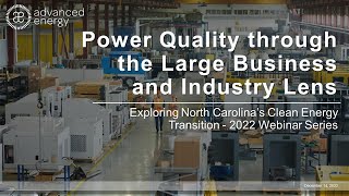 Power Quality through the Large Business and Industry Lens Guide