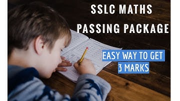 SSLC Maths Passing Package Part 6 I #SSLCMATHS I #SSLCMathsPassingPackage I #DrKCC I #MathsByManoj I