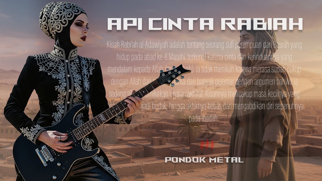 API CINTA RABIAH - GOTHIC GIRLS METAL RELIGI (PONDOK METAL - OFFICIAL MUSIC VIDEO)