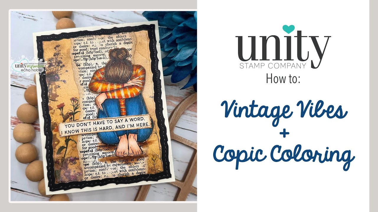 Unity Quick Tip: Vintage Supporitive Vibes & Copic Coloring - YouTube