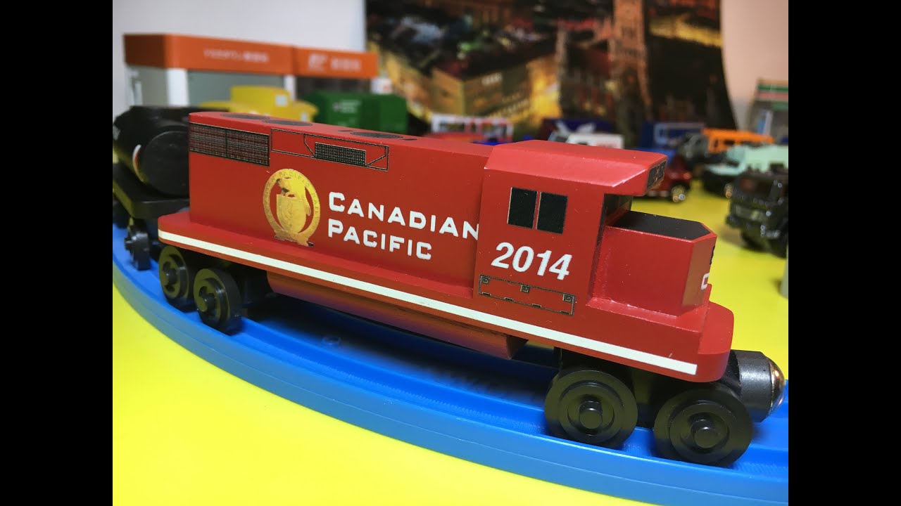 Wooden Whittle Shortline Railroad Canadian Pacific Railway (00639