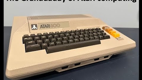 The Granddaddy of Atari Computing - the Atari 800