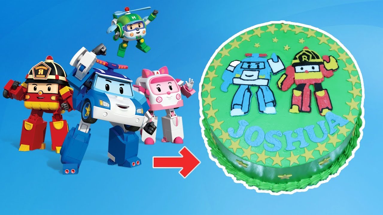  Robocar Poli Cake Resep Cara Membuat Kue Ulang Tahun 