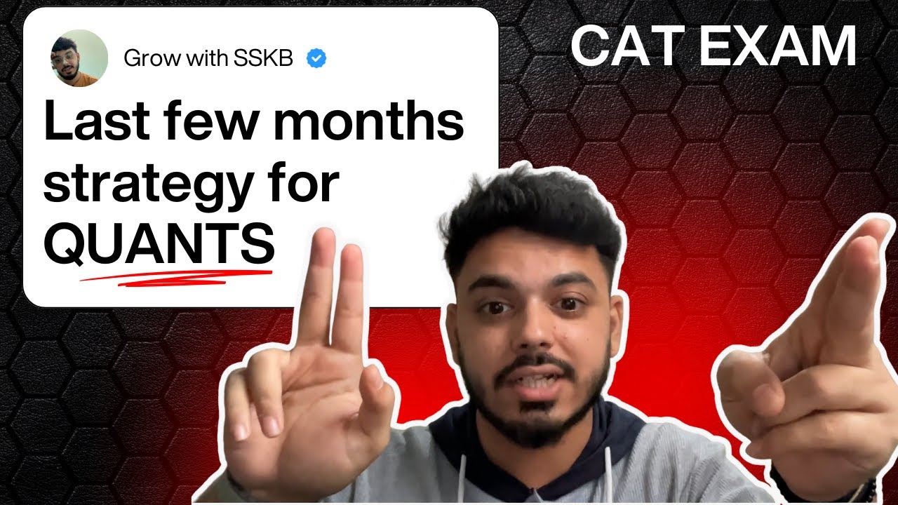 Last Few Months Strategy For Quants | CAT Exam Preparation - YouTube