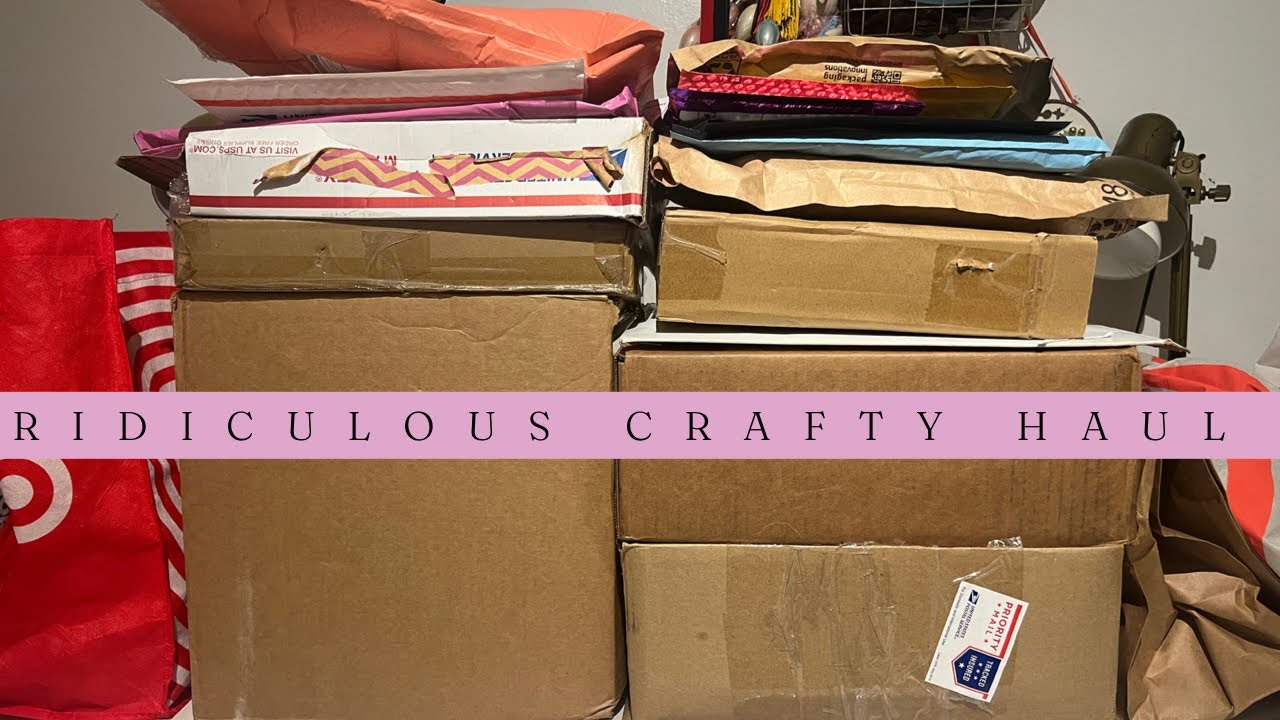 HUGE CRAFTY HAUL , SO MANY CUTE THINGS