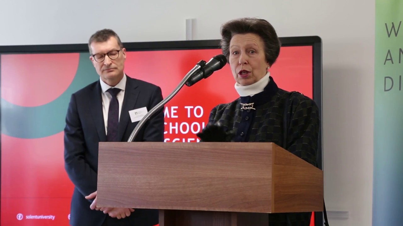 HRH The Princess Royal visits Solent