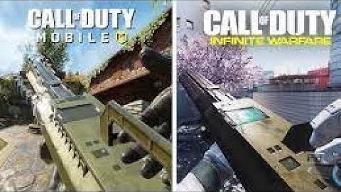 Equalizer, Gravity Vortex, and Bull Charge Operator Skill Comparison Codm vs  Infinite Warfare